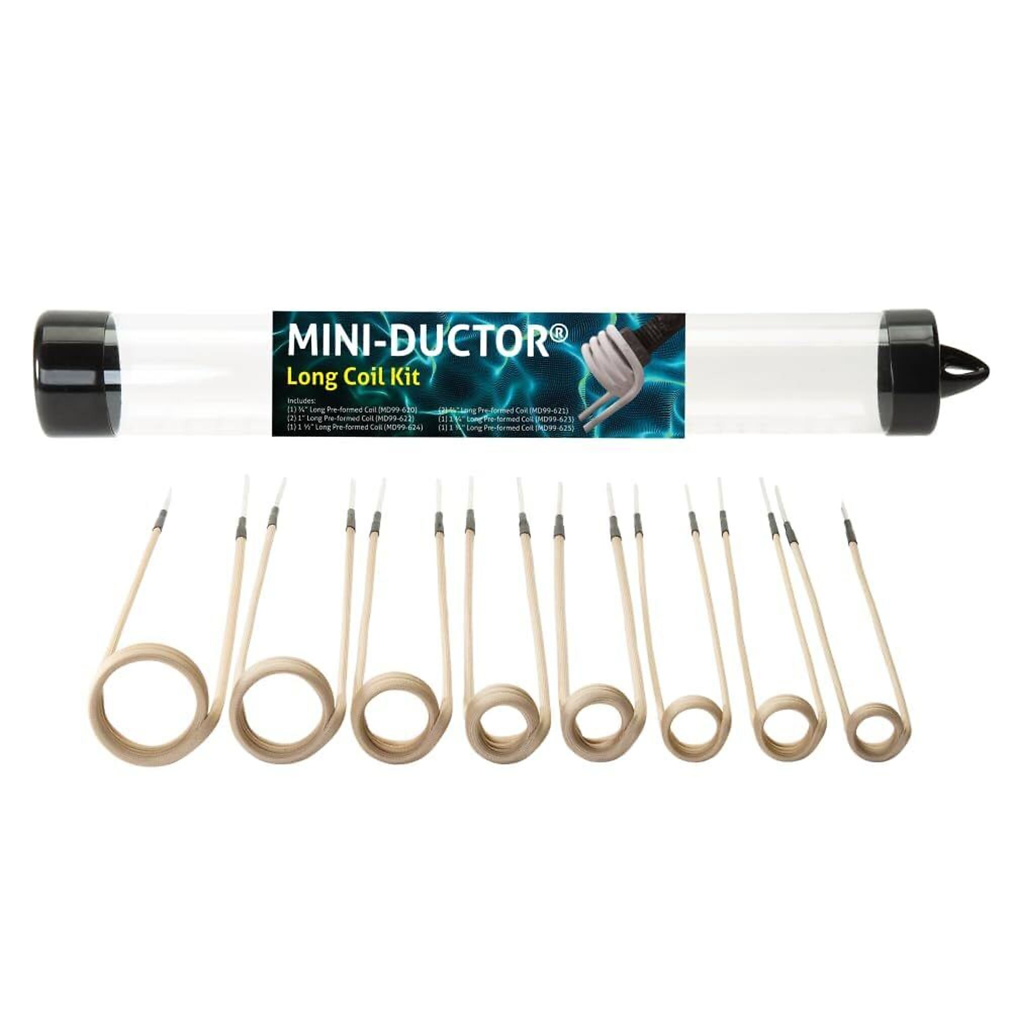 Induction Innovations Mini-Ductor Long Coil Kit — 7 Pcs, Flexible, Abrasion-Resistant, Model# IDIMD99-675